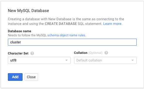 sql setup