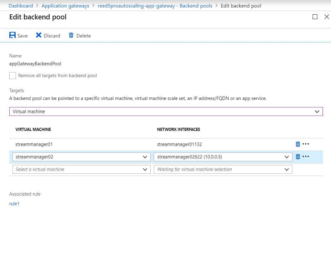 Backend Pool