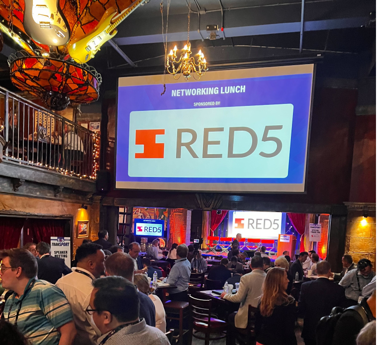 The Networking Lunch at SVG TranSPORT 2024 sponsored by Red5